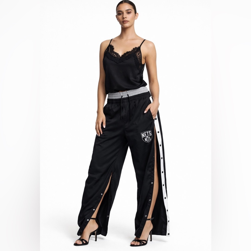 Nike Air Ambush DB8589-010 Tearaway Track Pants Brooklyn Nets NBA Streetwear XL